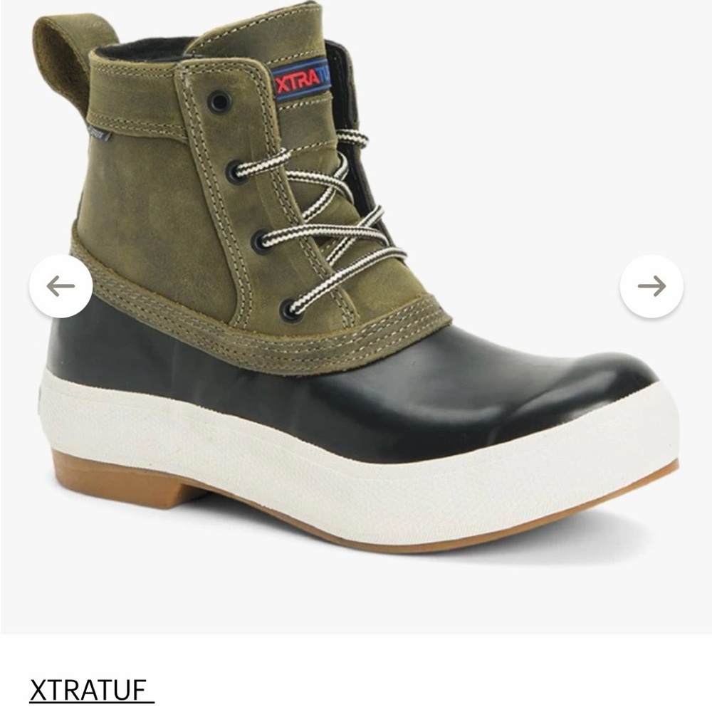 XTRATUF Women's Ankle Boots - Green and Black